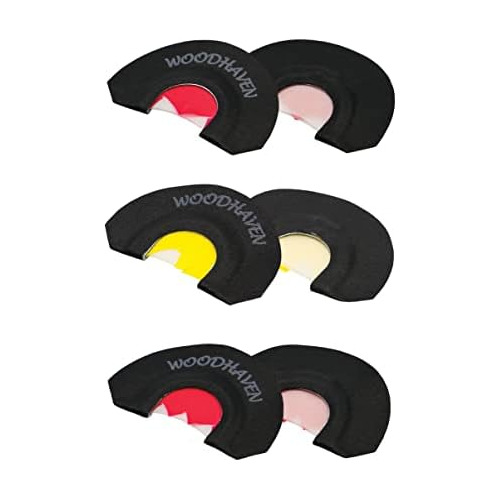 Calls   Calls Pure Turkey 3 Pack Mouth Calls, Negro/roj...