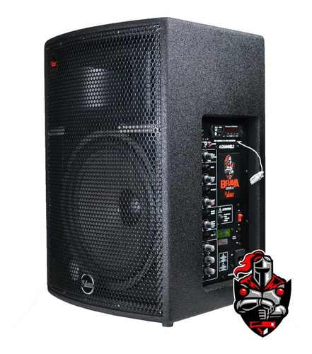 Caixa Ativa Leacs Brava 250wrms 12pol Bt Usb Igreja Show
