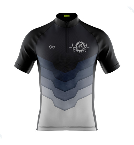 Camisa Ciclismo Masculina Mtb Pro Tour Ondas Com Bolsos Uv+