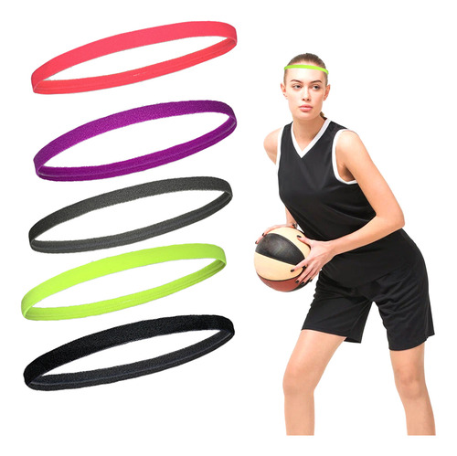 Diadema De Deportiva Antideslizante Absorción Del Sudor