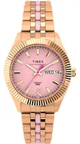 Comprar Reloj De Mujer Timex Rosa Con Correa De Acero Inoxidable Oro Rosa Oro Rosa Rosa
