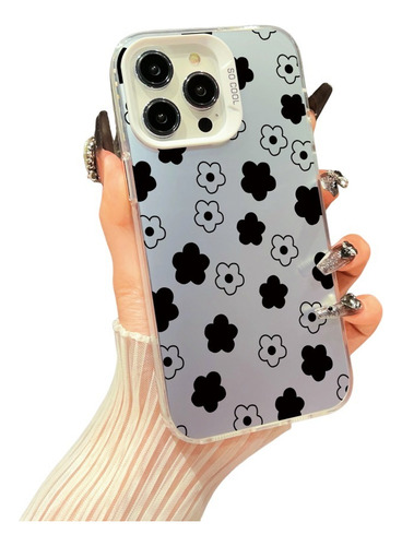 Funda Resistente Para iPhone Con Estampado Floral