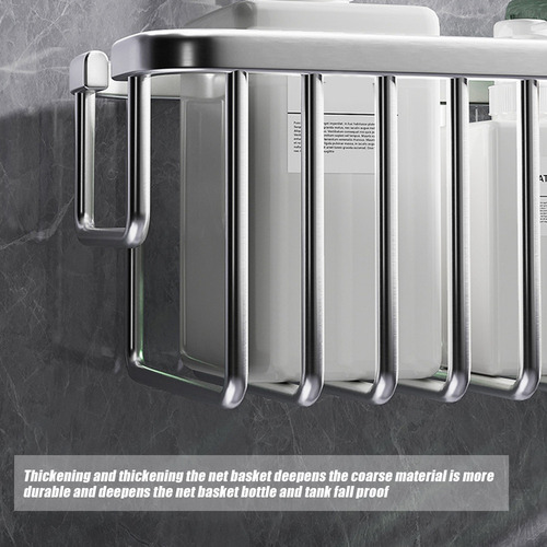 Bnb Estante De Baño De Aluminio Sin Taladrar, Estante De