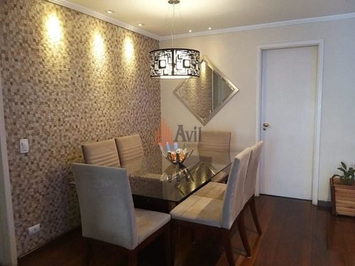 Imagem 1 de 15 de Apartamento À Venda, 95 M² Por R$ 765.000,00 - Tatuapé - São Paulo/sp - Av4702