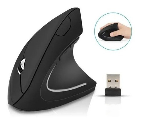 Mouse Ergonómico Vertical D5 Inalámbrico Usb 3.0 Dpi 3600