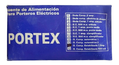 Imagen 3 de 8 de Fuente Portero Electrico Onda Completa Estabilizada 1 Amp