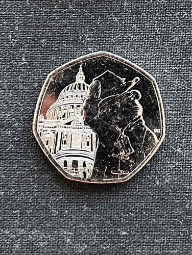 Imagen 2 de 4 de Inglaterra - 50 Pence - Año 2019 - Paddington St. Pauls