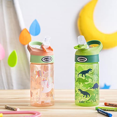 Zak Designs Riverside - Botella De Agua Para Niños