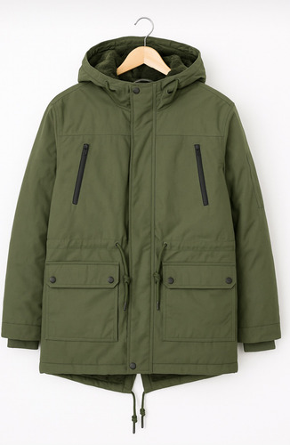 Campera Impermeable Parka Importada Coorderito Interno Dp
