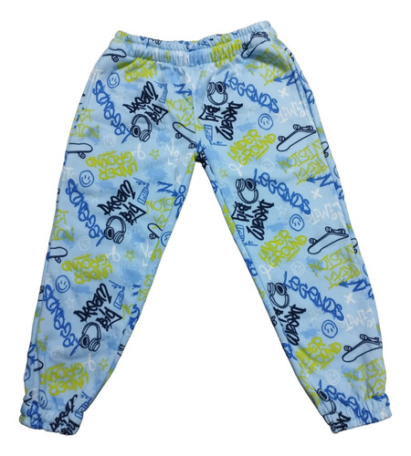 Pantalón Jogger Sudadera Estampada Niño