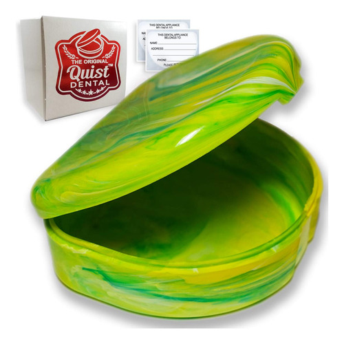 Estuche P/ Bucal The Original Quist Dental, Color Verde Lima