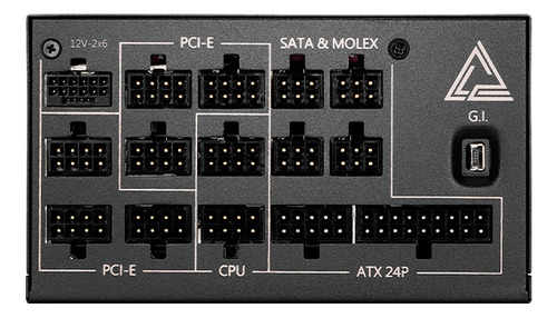 Fuente De Poder 1300w Msi Meg Ai1300p Pcie5 80 Plus Platinum