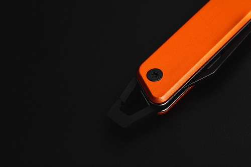 Navaja Plegable Modern Key True Utility De Bolsillo Naranja