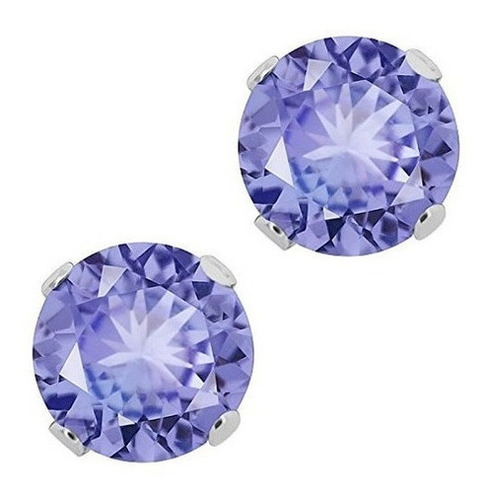 Joyeria De Mujer De Piedras Preciosas De Tanzanite Silversto