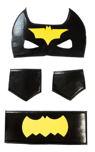 Kit Set Batman Batichica Niños Niñas Superhéroe