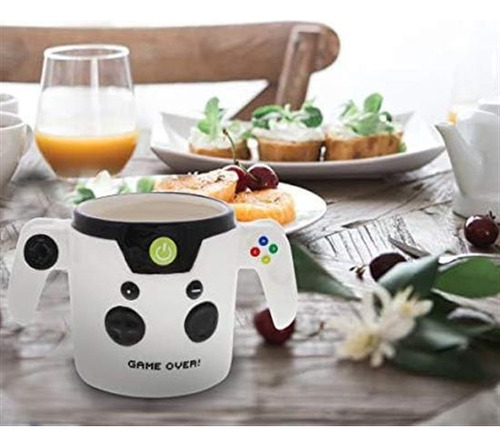 Mugniv Game Over Controller Taza Novedosa: Tazas De Café De