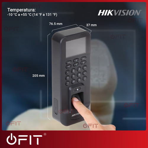 Imagen 6 de 10 de Reloj Control De Acceso Huella Digital Hikvision Lcd Wifi