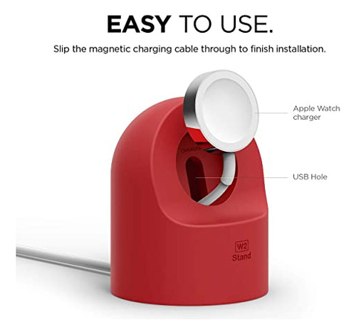 Soporte De Carga W2 Para Apple Watch Serie Ultra2/ultra/10/9