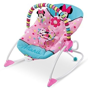 Silla Mecedora Bright Stars Bebe Disney Minnie Mouse