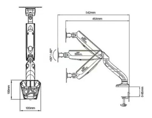 Soporte Ds90 Base Monitor Tv