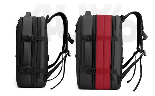Mochila Expandible 35l Viaje Cabina Avión