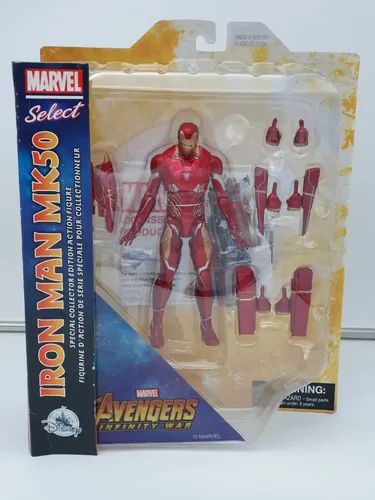 Diamond Select Toys Marvel Gallery: Iron Man Mk50 Unmasked PVC Figure - 9 Inch, Avengers Infinity War