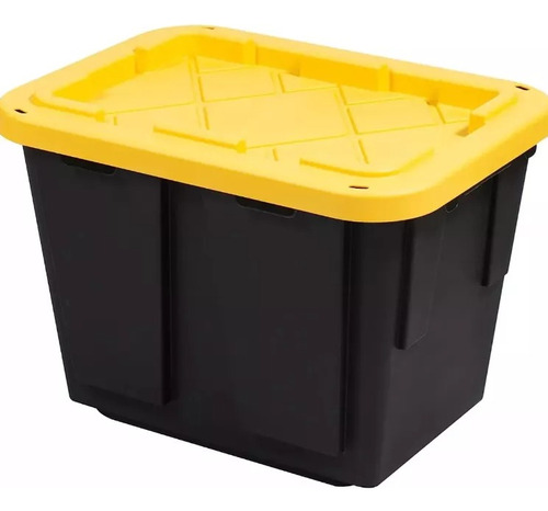Caja De Plástico De Uso Rudo Con Tapa 45.42 L 