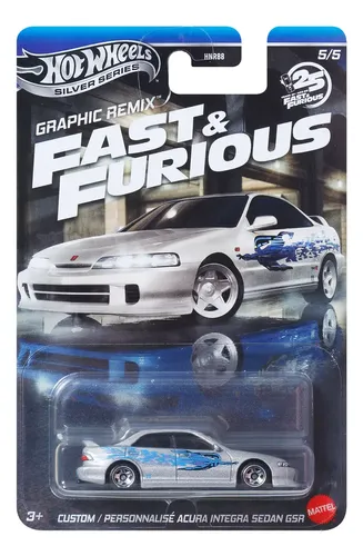 sa499 Acura Integra ホットホイールズチューナーズ Hot Wheels Custom Acura Integra Sedan Gsr - Fast & Furious