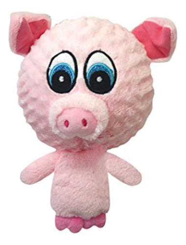 Multipet 43236-1 Knobby Noggins Pig Dog Toy
