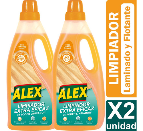 Alex Limpiador Superior De Pisos Flotantes Y Laminados 750ml