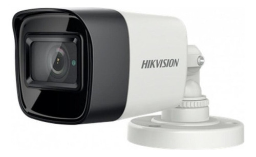 Cámara De Seguridad Hikvision Ds-2ce16d0t-exipf 2.8mm Con Resolución De 2mp Visión Nocturna Incluida Blanca