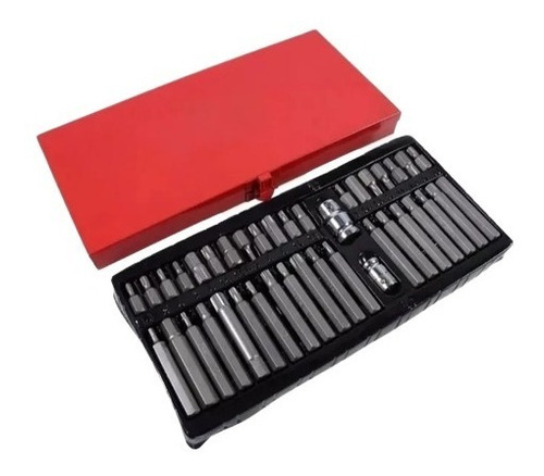 Juego De Dados Y Puntas Torx 40pza T20- T55 