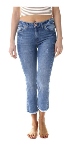 Jean Rusty Mujer Straight Slim