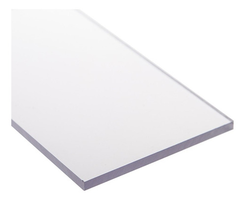 Chapa Placa Policarbonato Compacto Transparente 4mm 1,0x2,0m