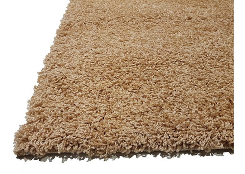 Imagen 2 de 10 de Carpeta Alfombra Super Shaggy Beige 150 X 200 Cm Soul