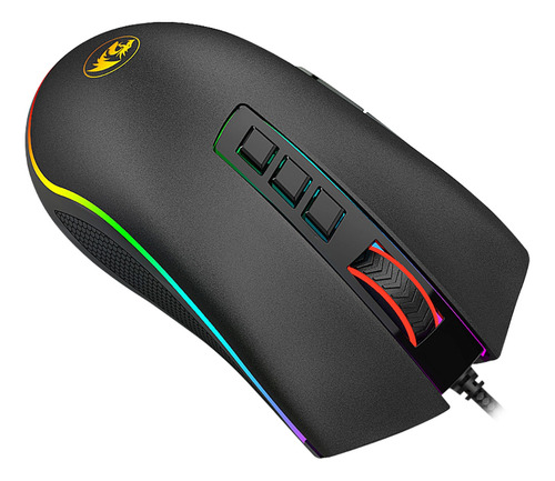 Mouse Gamer Redragon M711 Cobra Preto 12.000 Dpi Preto
