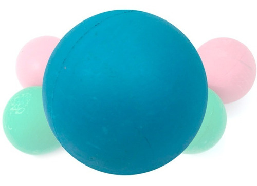 Pelota De Esponja De 3 Pulgadas En Varios Colores Red Con 6