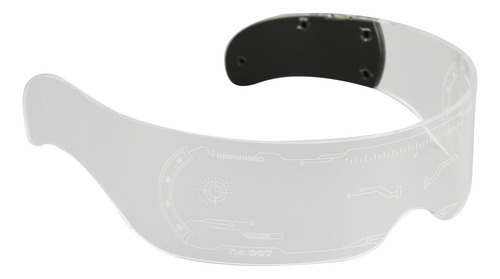 Gafas Led Futuristas Luminosas De 7 Colores Y 2 Modos Para C