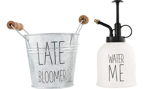 Juego De Macetas Mister And Tin, Late Bloomer