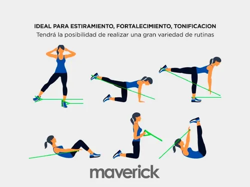 5 Bandas Elásticas Isométricas Gimnasio Ejercicios 1°calidad