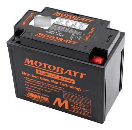 Bateria Motobatt - Quadflex - Mbtx12u Hd - 14 Ah