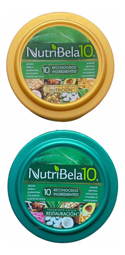 Tratamiento Cabello Nutritivo Y Restaura 2 Botes Nutríbela10