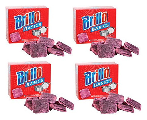 Brillo Basics Tamaño Pequeño Lana De Acero Jabón Almohad.