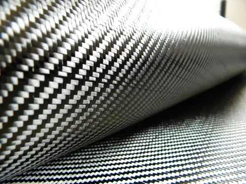 Tela de carbono 160 g/m², tejido twill, rollo 100cm x 1m