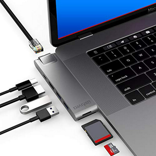 Concentrador De Red - Charjenpro Usb C Hub For Macbook Pro 2