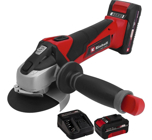 Amoladora Inalámbrica Einhell Te-ag 18 Cargador + Bat 3 Amp