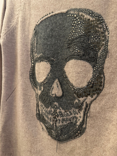 Sweater Beige Cashmere Calavera Zadig & Voltaire