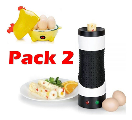 Pack Maquina Para Huevos Omelet + Gallina Cocedor De Huevos