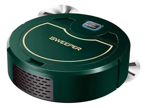 Robot Aspirador Con Sensor Inteligente 360 Verde