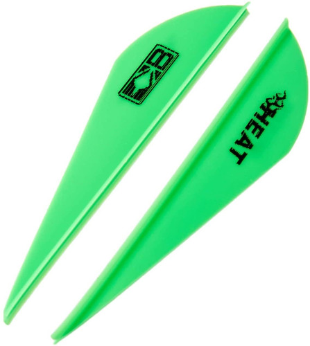 Bohning 2.5  Vanes Verde Neon De Calor 2.5  Calor Vane  36p